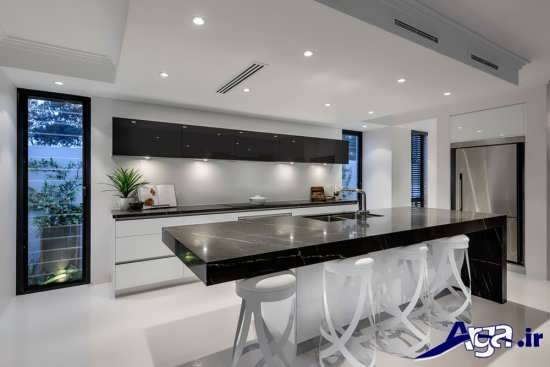 طراحی داخلی شیک و بی نظیر آشپزخانه 