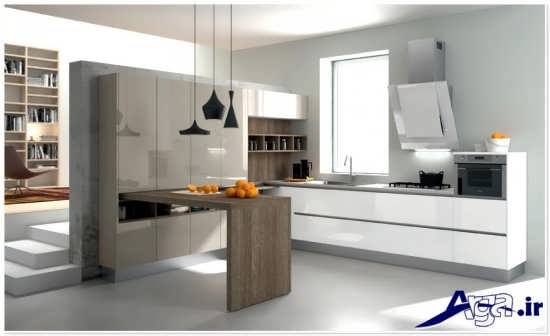 دیزاین داخلی آشپزخانه کوچک و مدرن 