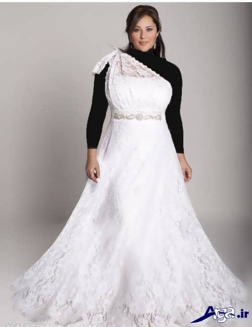 مدل لباس عروس برای افراد چاق با طرح های متنوع 