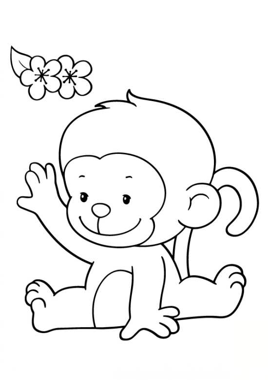 نقاشی فانتزی میمون 