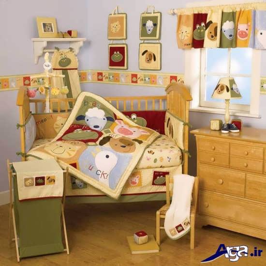 تزیین سرویس خواب اتاق نوزاد 