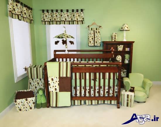 تزیین زیبا و جذاب اتاق نوزاد 