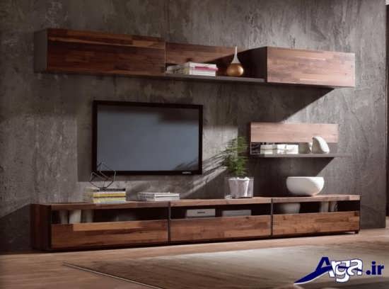 میز تلویزیون چوبی با طرح های متنوع و جذاب 