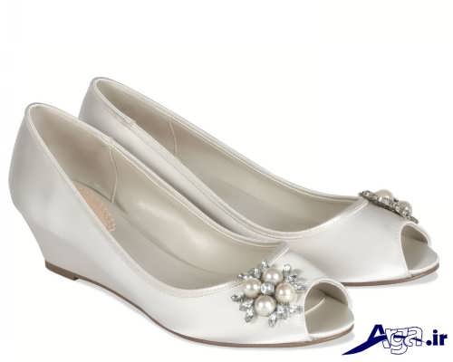 مدل کفش عروس لژ دار 