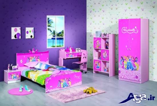 مدل سرویس خواب کودک دخترانه با طرح های مختلف 