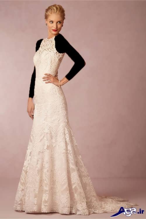 مدل لباس عروس با طرح شیک و زیبا 