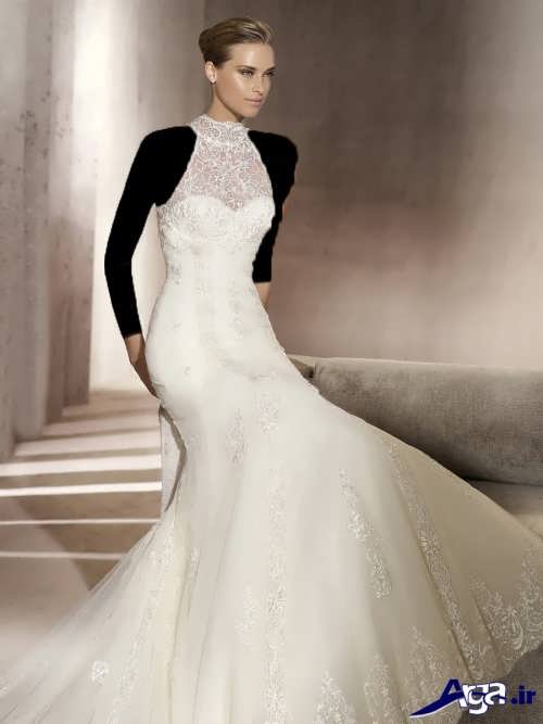 مدل لباس عروس با طرح شیک و زیبا 
