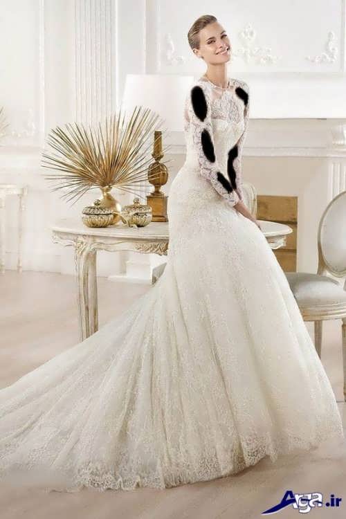 انواع مدل های شیک و زیبا لباس عروس ملکه ای 