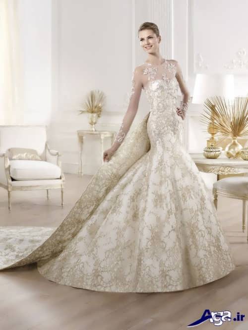 لباس عروس ملکه ای زیبا و جذاب 
