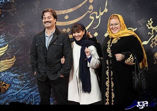 عکس بهاره رهنما و همسرش در جشنواره فجر