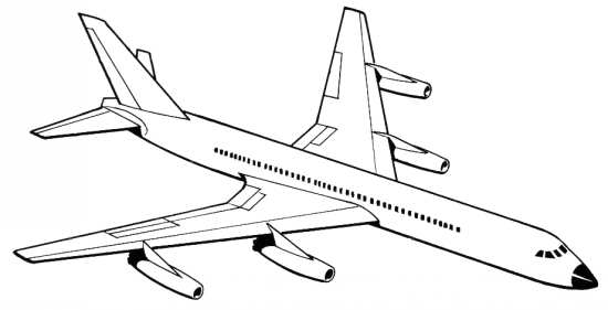 نقاشی ساده هواپیما 