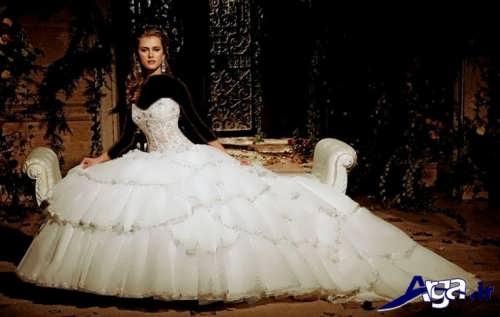 لباس عروس سیندرلایی با طرح زیبا 