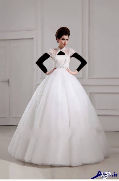 مدل لباس عروس سیندرلایی با طرح زیبا و متفاوت 
