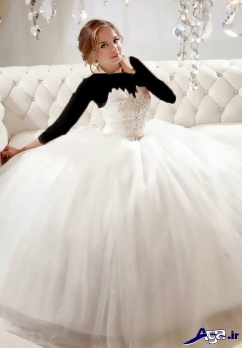 لباس عروس سیندرلایی شیک و زیبا 