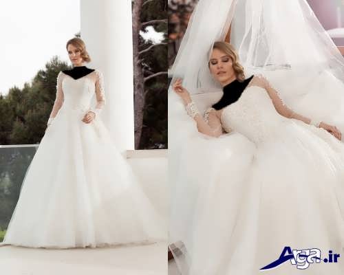 مدل شیک و زیبا لباس عروس سیندرلایی 