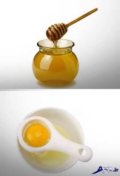 ماسک عسل و زرده تخم مرغ 