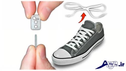 مدل بستن بند کفش با کمک ایده های خلاقانه 