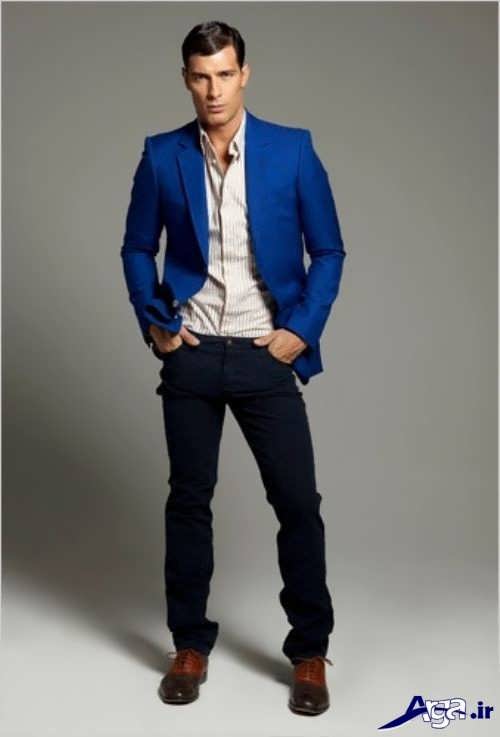 مدل کت آبی مردانه 