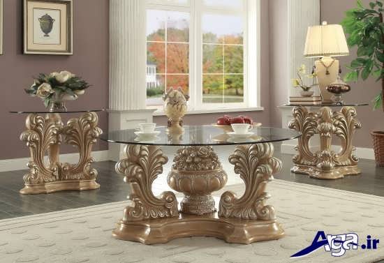 مدل میز عسلی سلطنتی با طرح زیبا