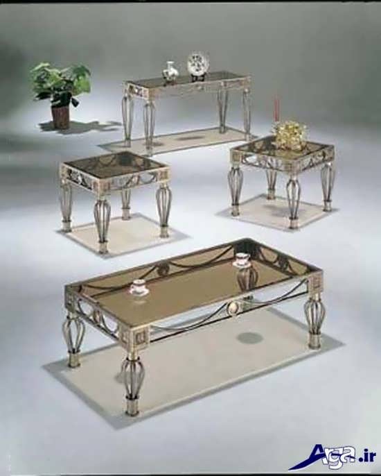 مدل میز فلزی عسلی 