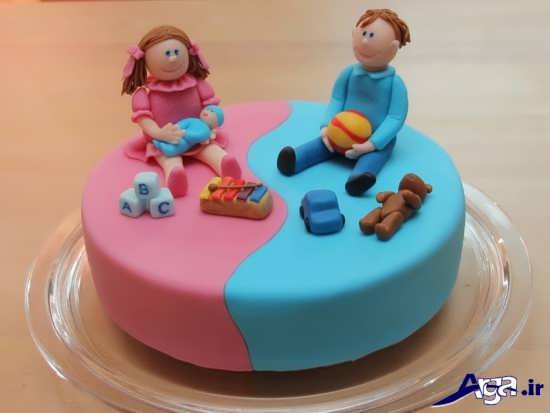 مدل کیک تولد کودک جدید