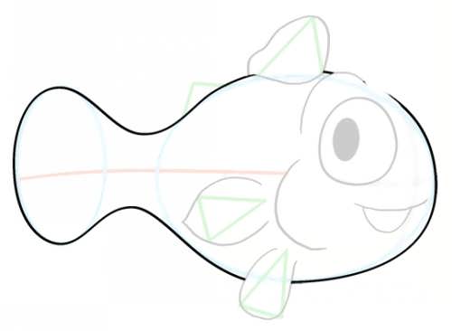 آموزش نقاشی ماهی 