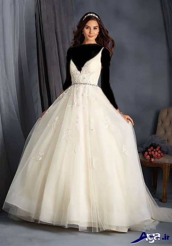 مدل زیبا و متفاوت لباس عروس 