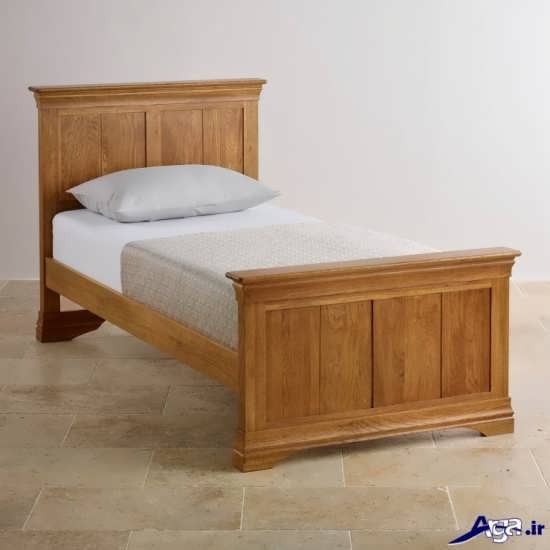 مدل تخت خواب یک نفره چوبی