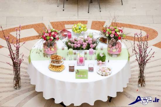تزیین میز برای هفت سین عروس