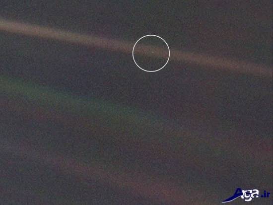 تصویر زمین توسط ویجر 1