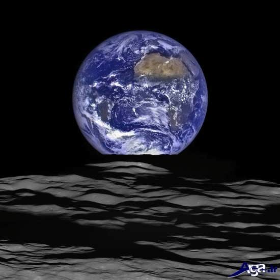 تصاویر زمین از ماه