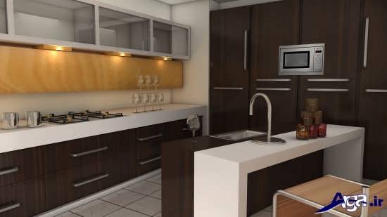 طراحی آشپزخانه کوچک به زیبایی