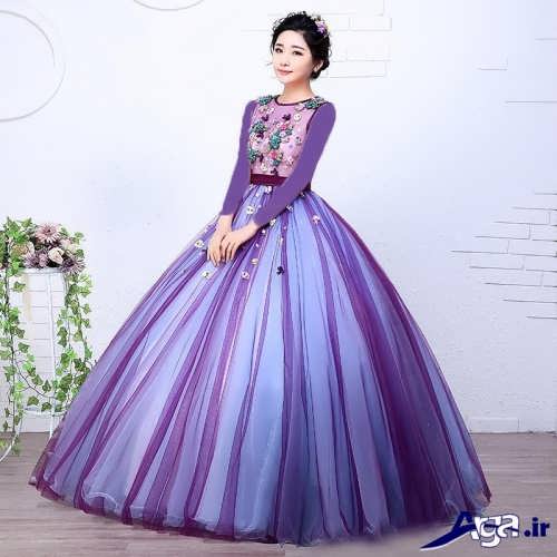 مدل لباس شب کره ای شیک و زیبا 