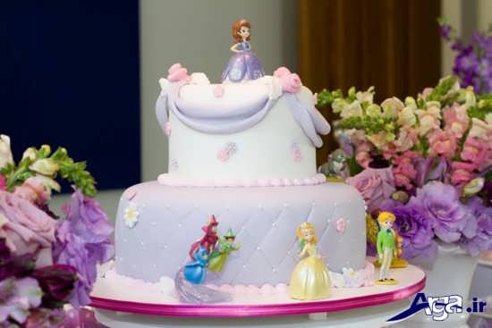 تزیین کیک تولد دخترانه