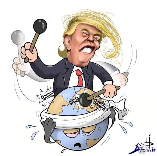 کاریکاتورهای ترامپ پرخرج ترین رئیس جمهور آمریکا