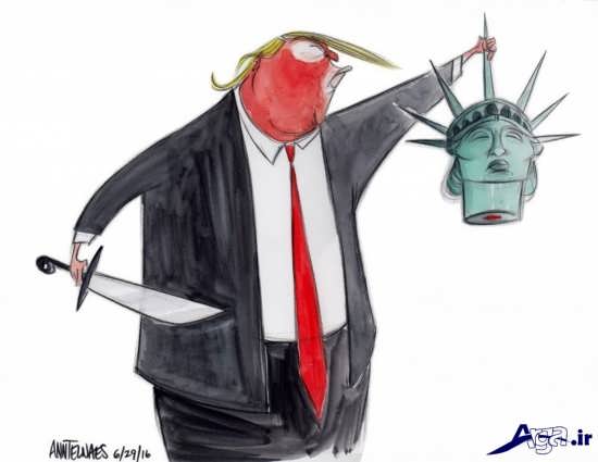 کاریکاتورهای ترامپ 
