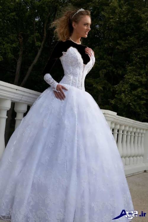 مدل لباس عروس شیک و جذاب پف دار 