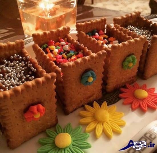 تزیین زیبا و متفاوت کیک بخچالی برای مهمانی ها 