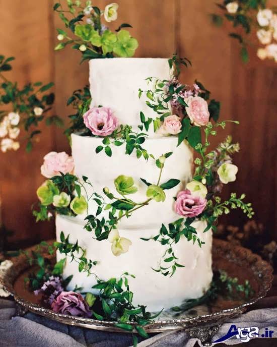 تزییین کیک عروسی برا ی سفره عقد