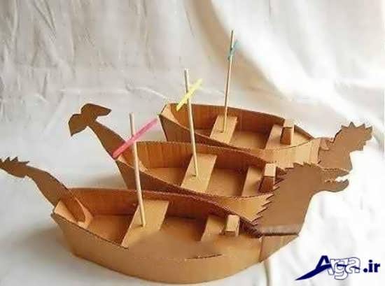 انواع مدلهای قایق کاغذی برای بچه ها 