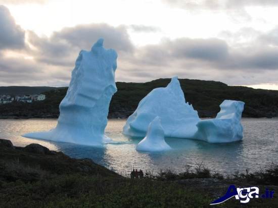 عکس های کوه یخ در کانادا