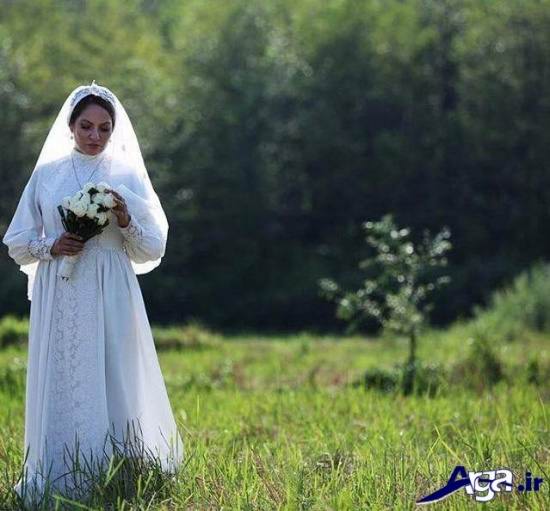 عکس مهناز افشار در لباس عروس