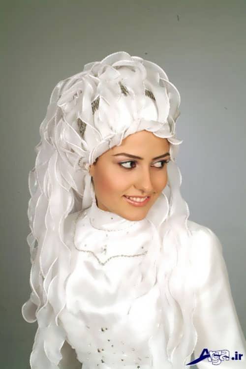 مدل حجاب زیبا و متفاوت عروس 