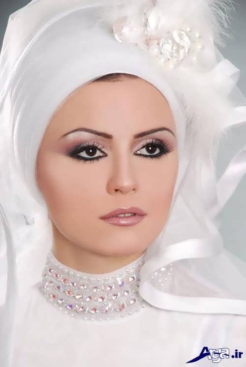 مدل حجاب طرح دار عروس 