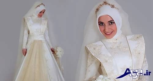 مدل شیک و متفاوت حجاب عروس 