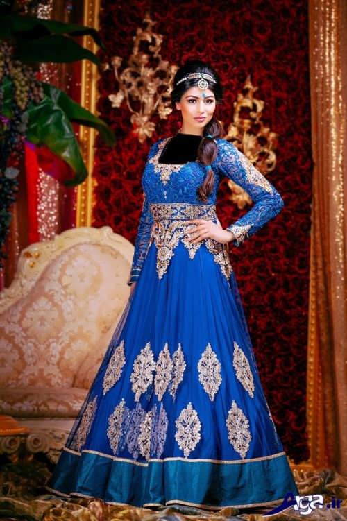 مدل لباس هندی طرح دار و زیبا 