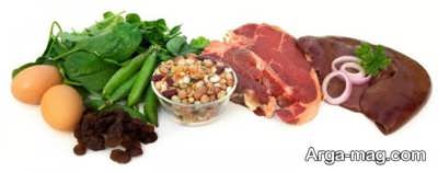 درمان کم خونی با پروتئین حیوانی در غذاها