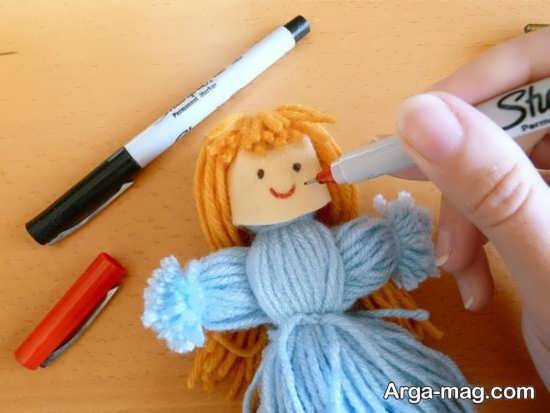 آموزش ساخت عروسک با کاموا 
