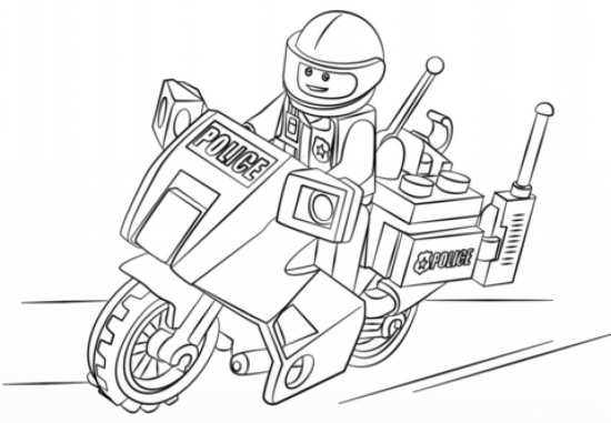 نقاشی موتور پلیس 