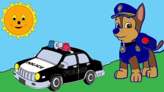 نقاشی پلیس برای کودکان 